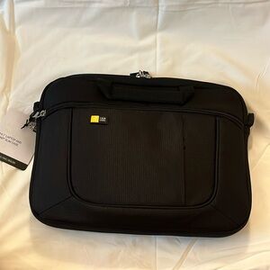 NWT Case Logic small laptop bag, black
